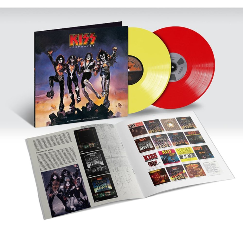 KISS Destroyer 45th Anniv. Deluxe 2-LP ~ Ltd Ed Colored Vinyl ~ New/Sealed!